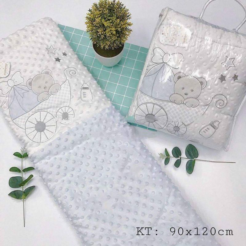 Chăn lông cừu cho bé kích thước 90*120cm