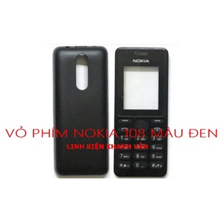 Vỏ phím nokia 108 màu đen
