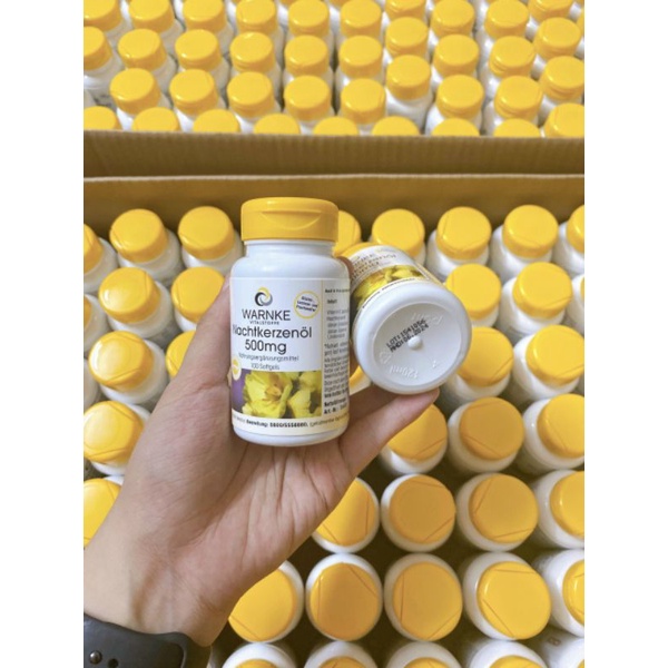 HÀNG CHÍNH HÃNG - Tinh Dầu Hoa  Anh Thảo Warnke Nachtkerzenol 500mg lọ 100 Viên