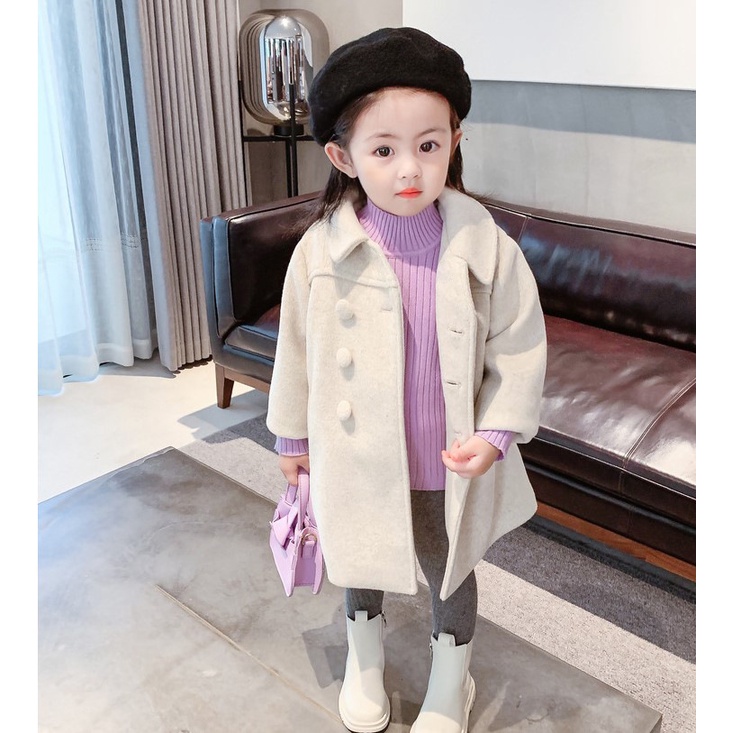 💕 Áo khoác dạ bé gái siêu xinh dày dặn chất đẹp, áo khoác trẻ em 💕