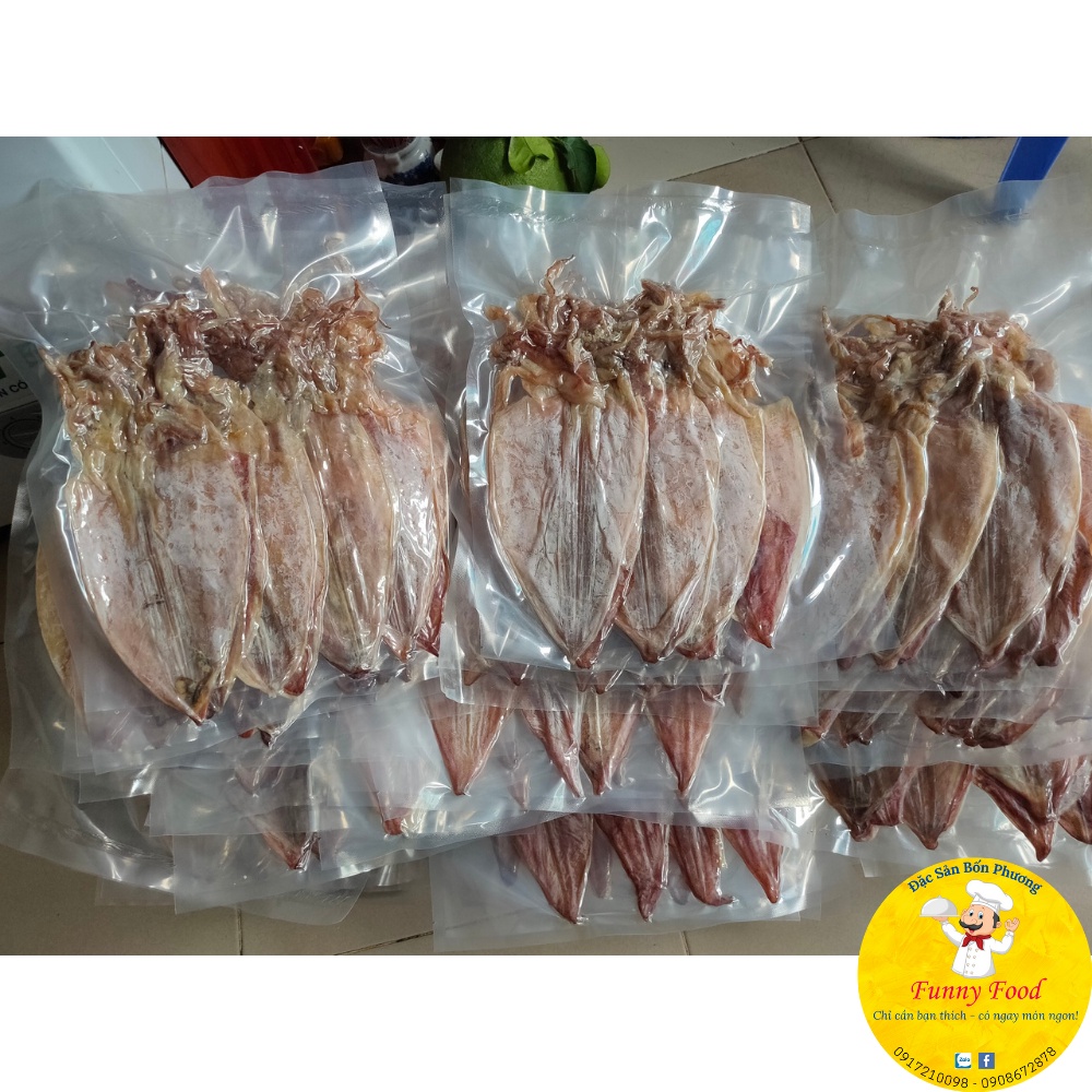 Khô Mực Size Lớn – Siêu Lớn 500g – Khô Mực Cà Mau Chính Hiệu – Funnyfood