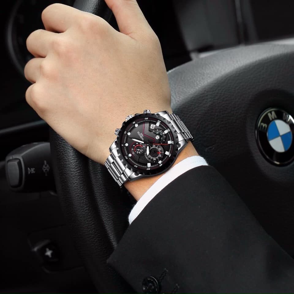 Đồng hồ Nam Nibosi 1985 ⚡FREESHIP⚡ FullBox, có 4 màu | BigBuy360 - bigbuy360.vn