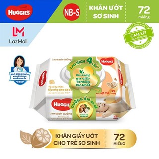 Khăn ướt huggies 64-72 tờ