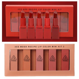 Set son sáp 3CE  5 cây mini