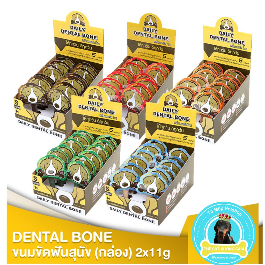 XƯƠNG GẶM PET2GO DAILY DENTAL BONE