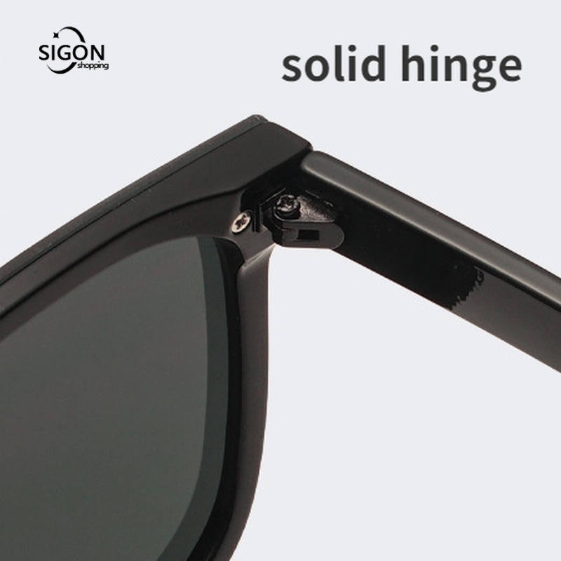 Kính Mát Gọng Vuông Lớn Chống Tia UV Thời Trang