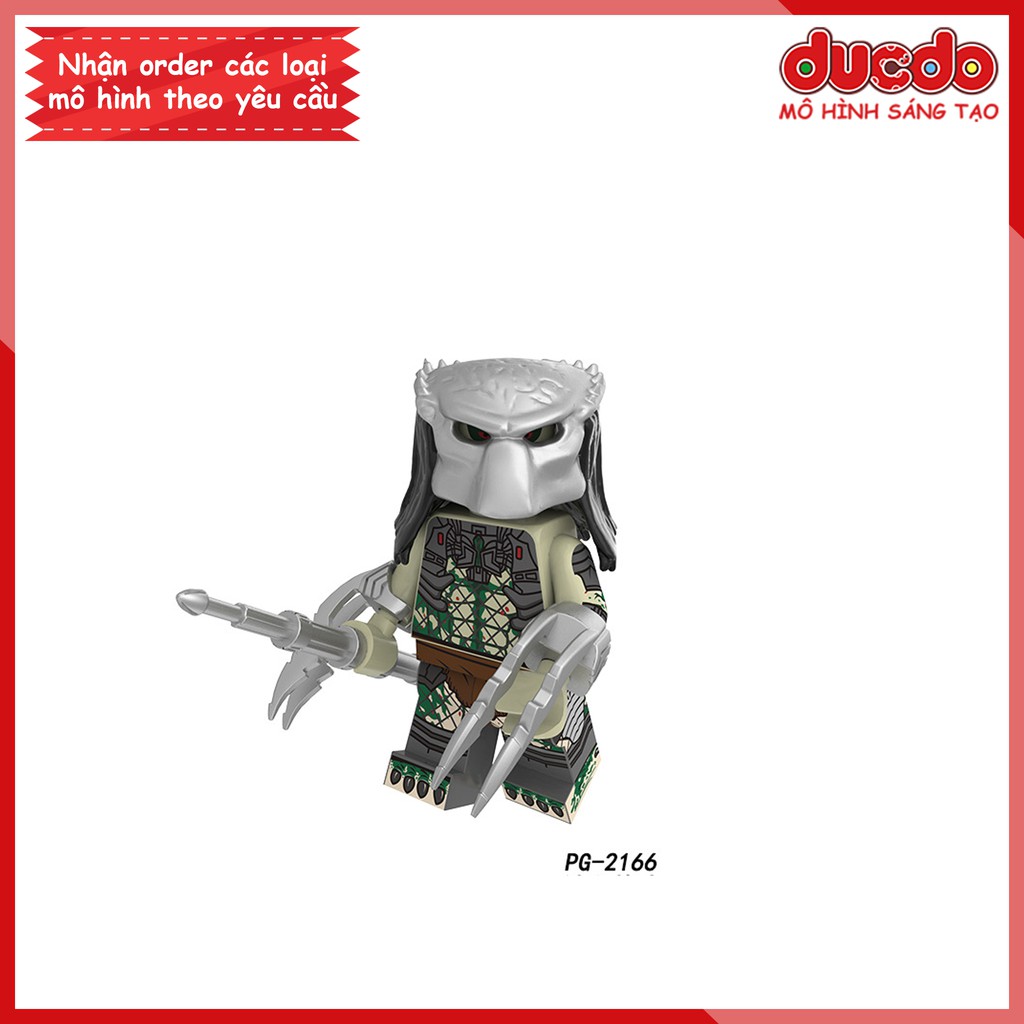 Minifigures quái vật vô hình Predator và Aliens - Đồ Chơi Lắp Ghép Xếp Hình Mô hình Mini POGO PG 8254