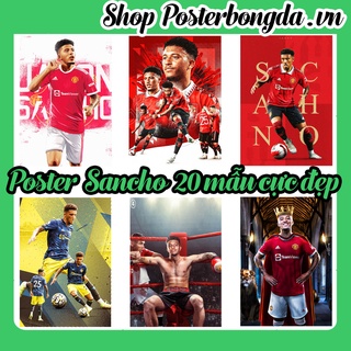 Poster Sancho, Ảnh Dán Tường Sancho Cực Đẹp, Poster Bóng Đá Có In Theo Yêu Cầu