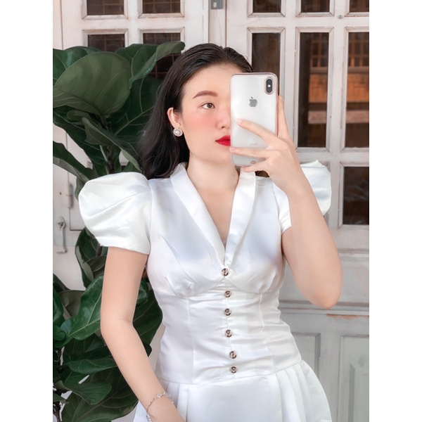 ĐẦM LỤA TAFTA CAO CẤP (ẢNH & CLIP THẬT)