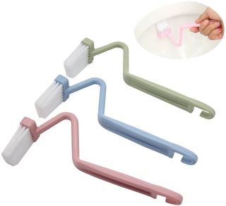 Toilet edge brush curved toilet brush cleaning toilet corner Cleaning Toilet Corner
