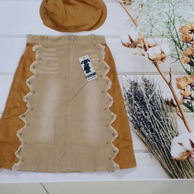 Váy bút chì bé gái chất nhung mềm hàng shop cho bé đi học thêm đi chơi thoải mái dễ kết hợp có nón bánh tiêu tặng kèm
