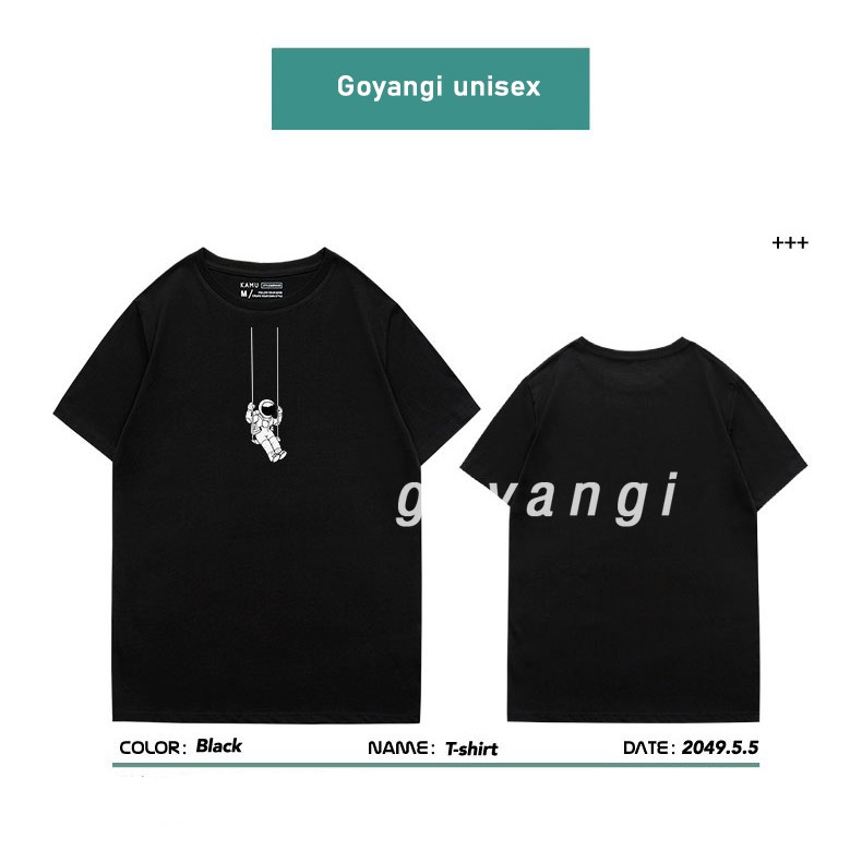 Áo thun tay lỡ goyangi Hang in galaxy unisex nam nữ dáng rộng oversize phong cách Hàn Quốc