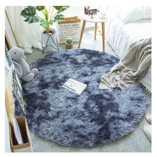 Thảm lông tròn chụp ảnh, decor trang trí 2m