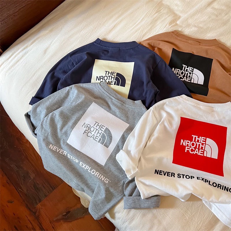 Áo phông dài tay thefcae chất cotton khô cao cấp cho bé trai, bé gái mặc đều xinh từ 6-28kg KidsHouse