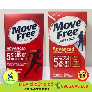 Viên uống hỗ trợ xương khớp Schiff Move Free Joint Health 200 viên của Mỹ