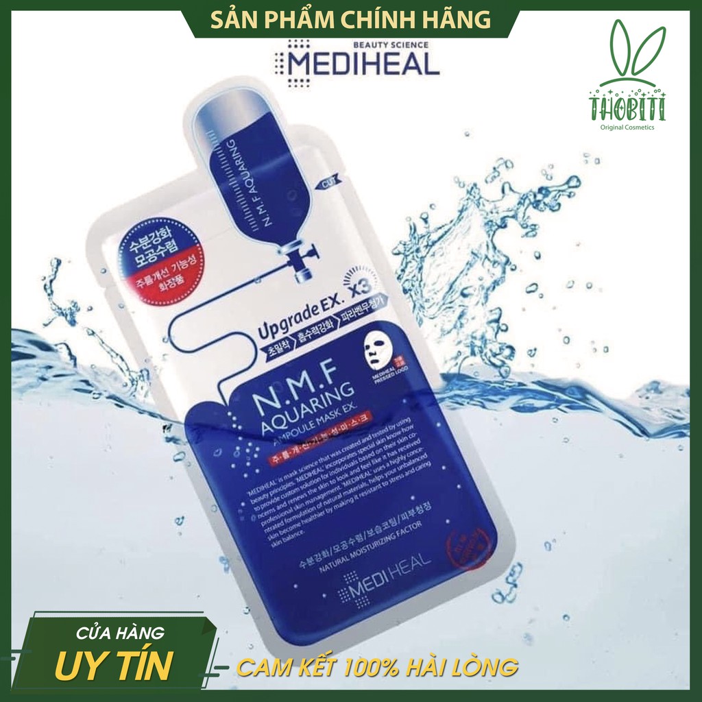 Mặt nạ MEDIHEAL cấp ẩm cho da [chính hãng 100%]  Mediheal N.M.F Aquaring Ampoule Mask 27ml