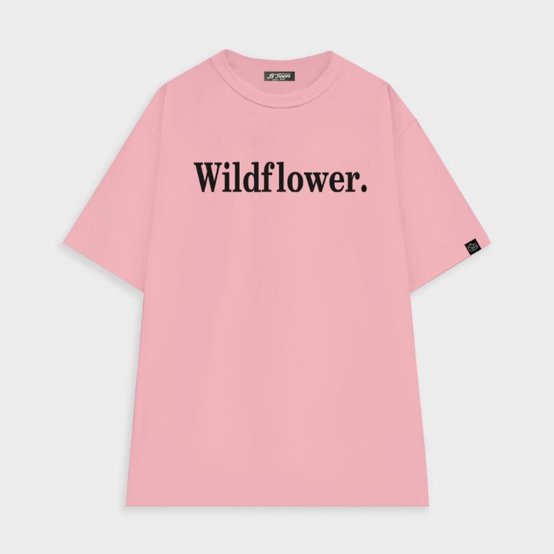 Áo thun Có sizeFull màutay lỡ unisex Wildflower