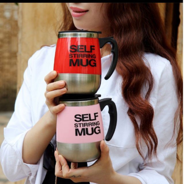 Cốc tự khuấy thông minh, cốc tự pha cafe Self Stirring Mug