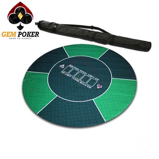 ♛THẢM POKER TRÒN CAO SU CAO CẤP GREEN♛