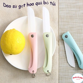 Dao Sứ Gọt Hoa Quả Gấp Gọn Độ Sắc Bén Cao