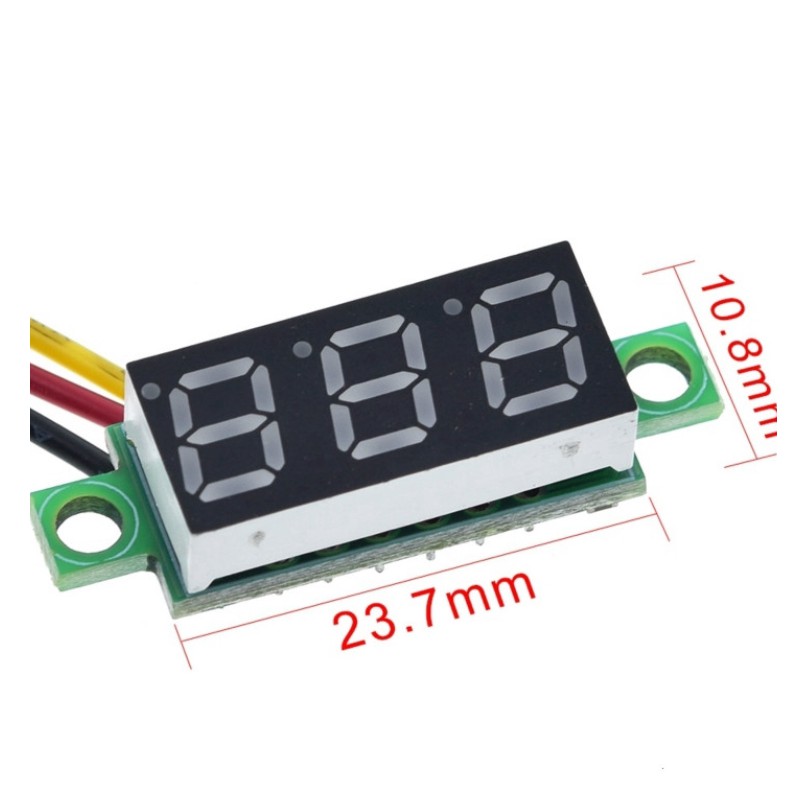 Vol kế đo điện áp 0-100V hiển thị LED 7 đoạn. BN.
