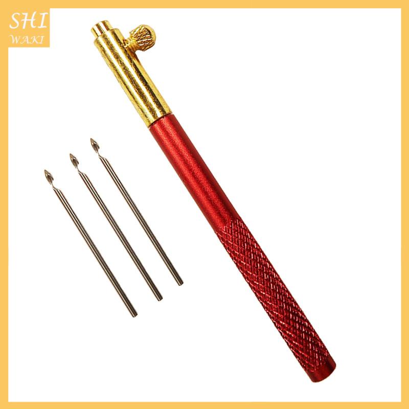 Kim Móc Thêu Móc Đính Hạt Cườm Thủ Công Màu Nâu_Wooden