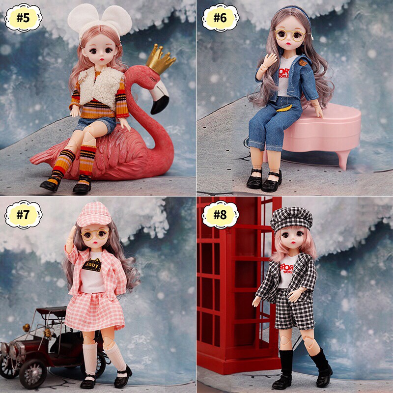 Búp Bê Công Chúa Baribe 30cm Mặc Trang Phục Đẹp