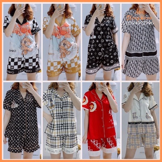 Bộ Mặc Nhà Chất Lụa Latin Và Lụa Xước Mềm Mịn Sam Luxury Awi Pyjama - Awi Sleepwear