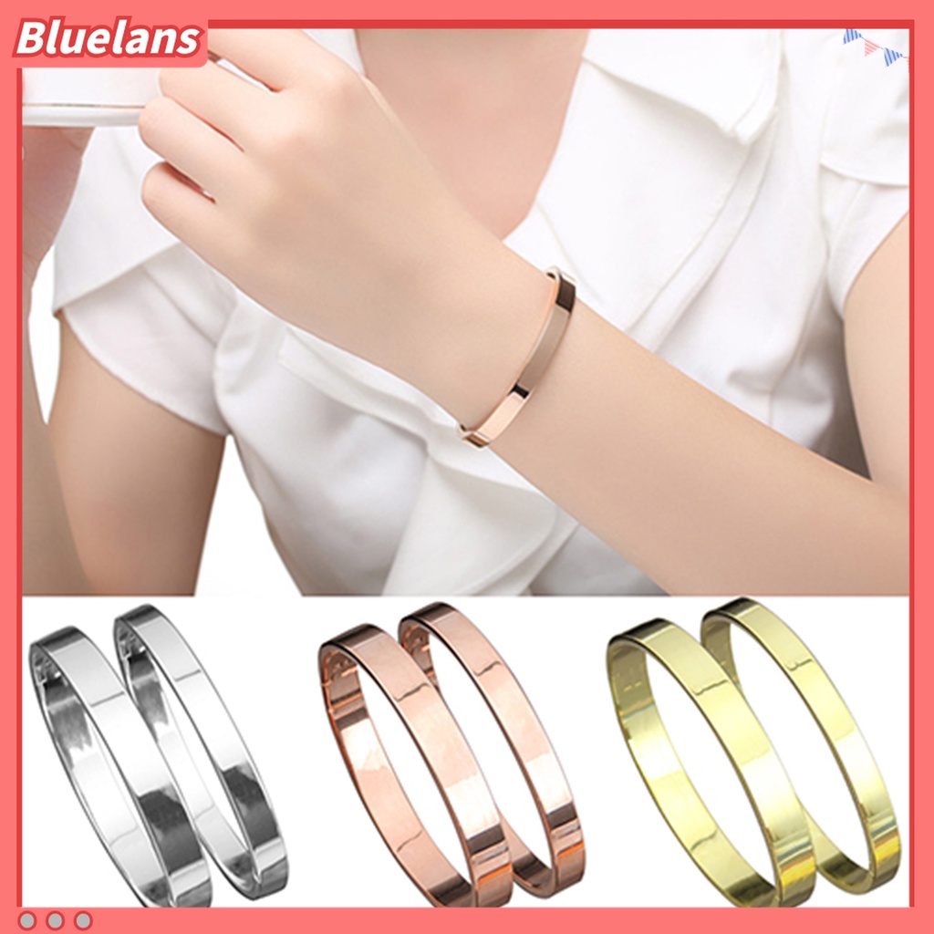 Vòng đeo tay titan kiểu dáng đơn giản và thời trang cho nữ