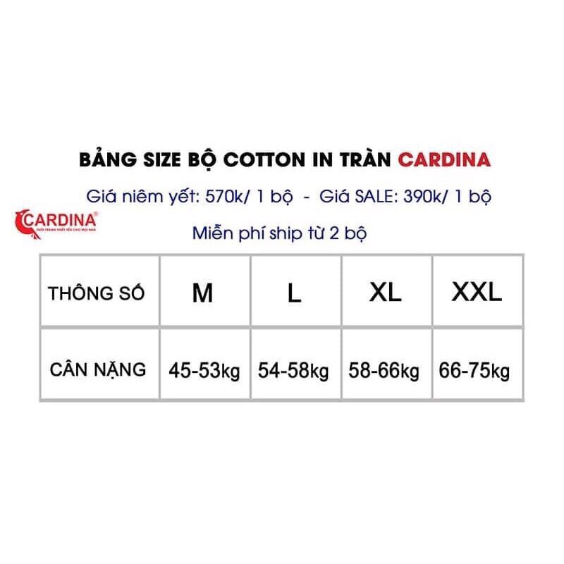 Đồ Bộ Nữ 𝐂𝐀𝐑𝐃𝐈𝐍𝐀 In Hình Trái Tim, Quần Lửng Áo Cộc Tay Chât Cotton Cao Cấp 1CF4 | BigBuy360 - bigbuy360.vn