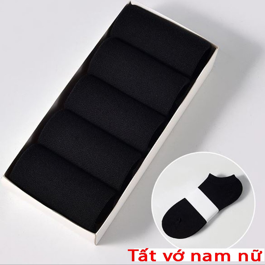 2 Đôi Tất Nam Nữ Cotton Trơn Cổ Ngắn Hàn Quốc - Tất Vớ Cổ Thấp Unisex Thấm Hút Mồ Hôi Cực Tốt - Tuxa store