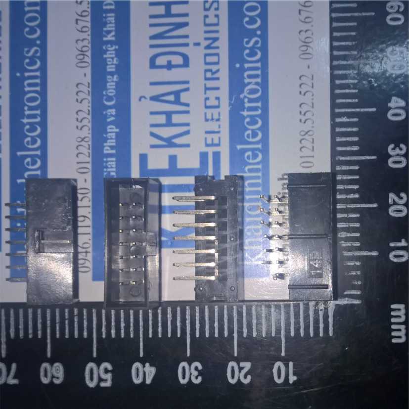 Đầu nhựa cổng iDE14 CÁI chân cong 2.54MM (10 cái) KDE0473