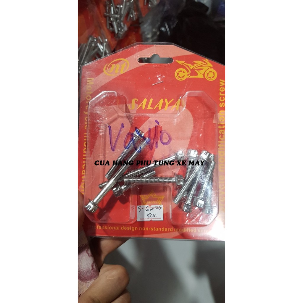 Bộ ốc lốc máy VARIO hàng SALAYA (10 con)