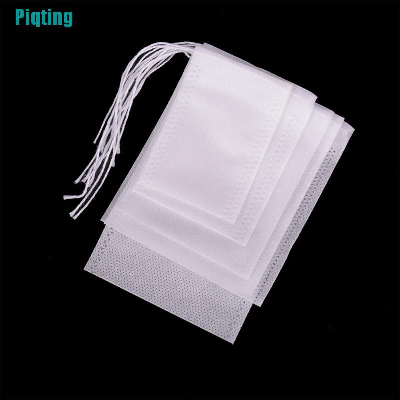 Set 100 Túi Lọc Trà Bằng Vải Không Dệt Không Dệt Tiện Dụng