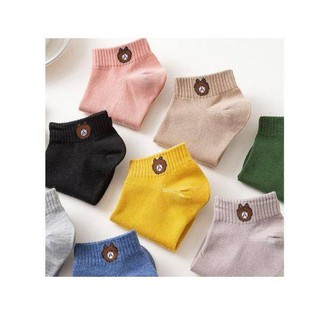 Combo 1 bộ 3 đôi tất gấu siêu dễ thương nam nữ