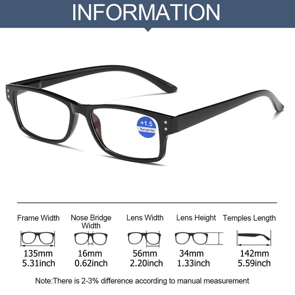 Mắt kính đọc sách chống tia UV siêu nhẹ trong suốt nhiều màu thời trang cho nam và nữ