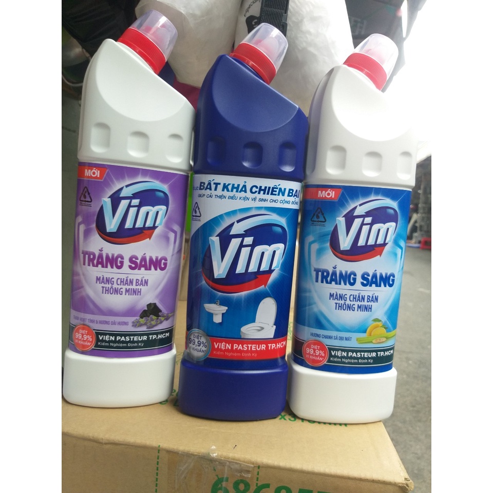 Vim tẩy rửa toilet bồn cầu 870ml