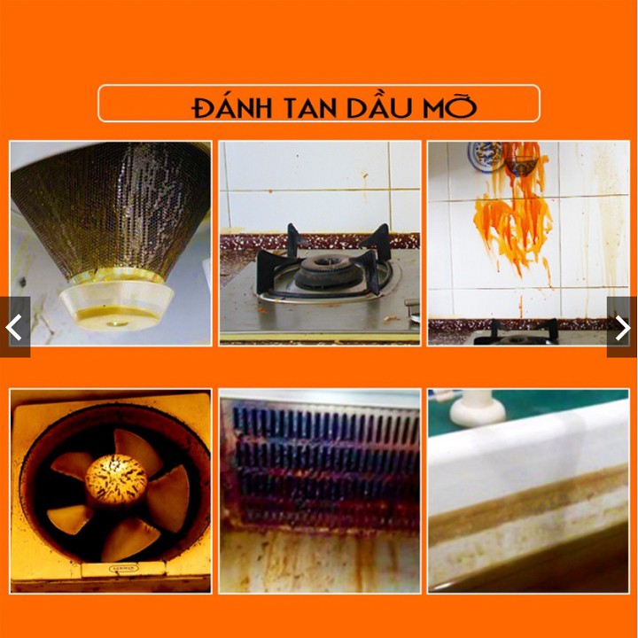 Bình xịt tẩy rửa kitchen bọt tuyết đa năng đánh tan dầu mỡ dễ dàng - Dbavio