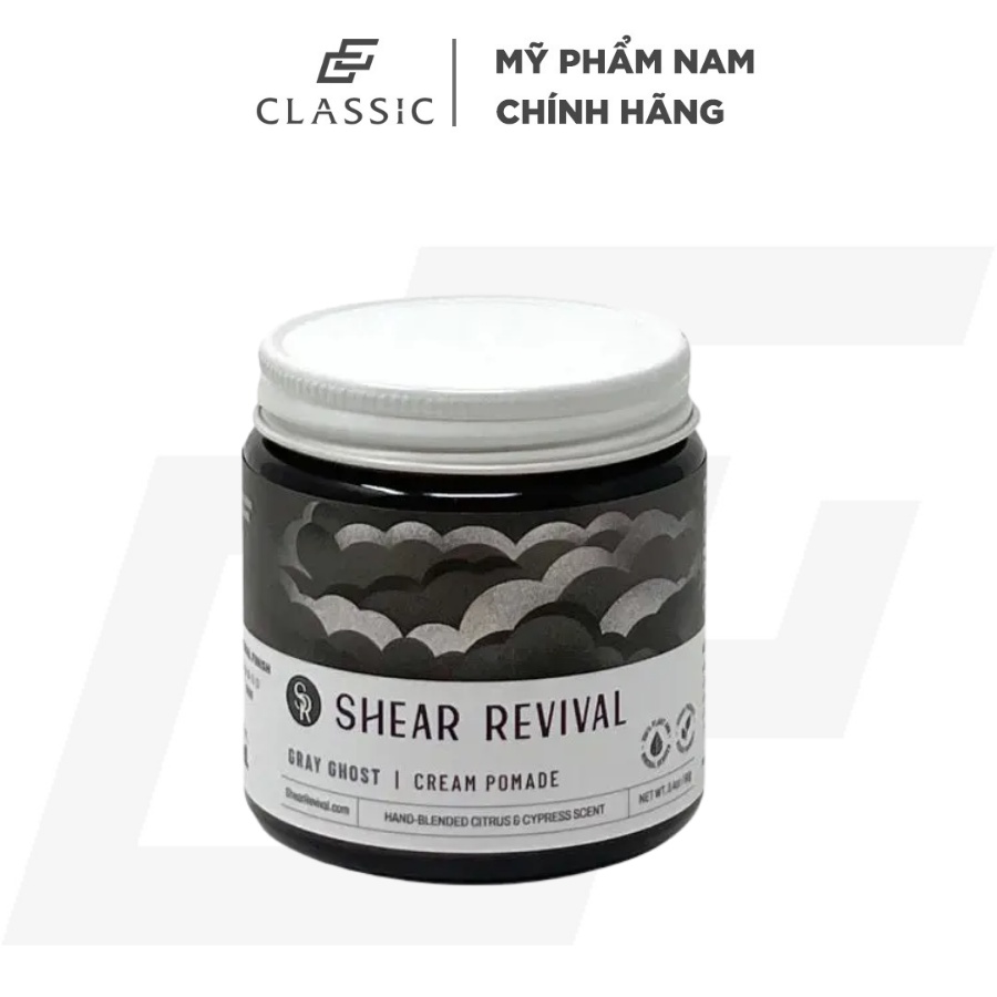 Sáp Vuốt Tóc Shear Revival Gray Ghost Cream Pomade 96gr