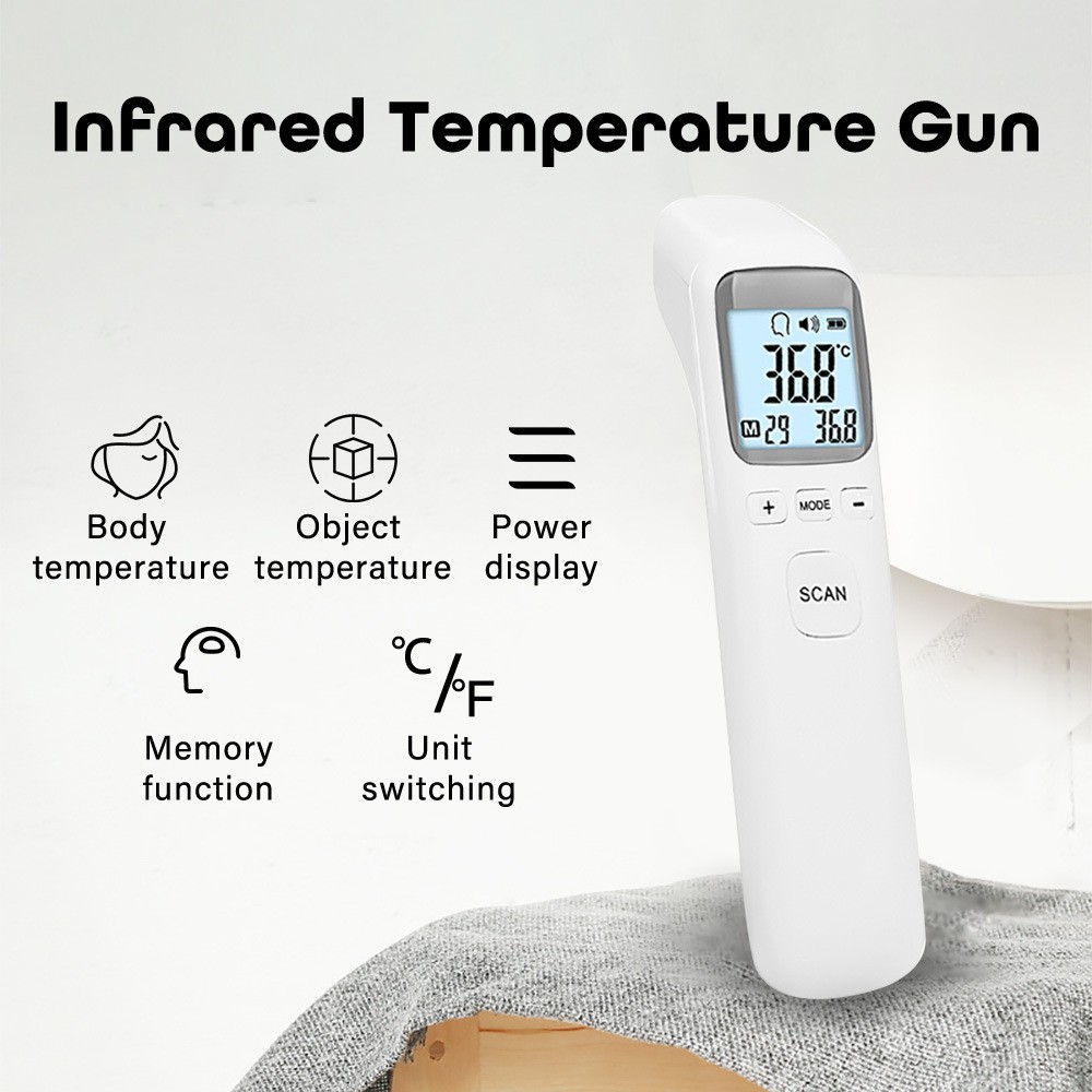 [ BH 12 tháng ] Nhiệt kế điện tử hồng ngoại đo trán Infrared CKT1502 chính hãng