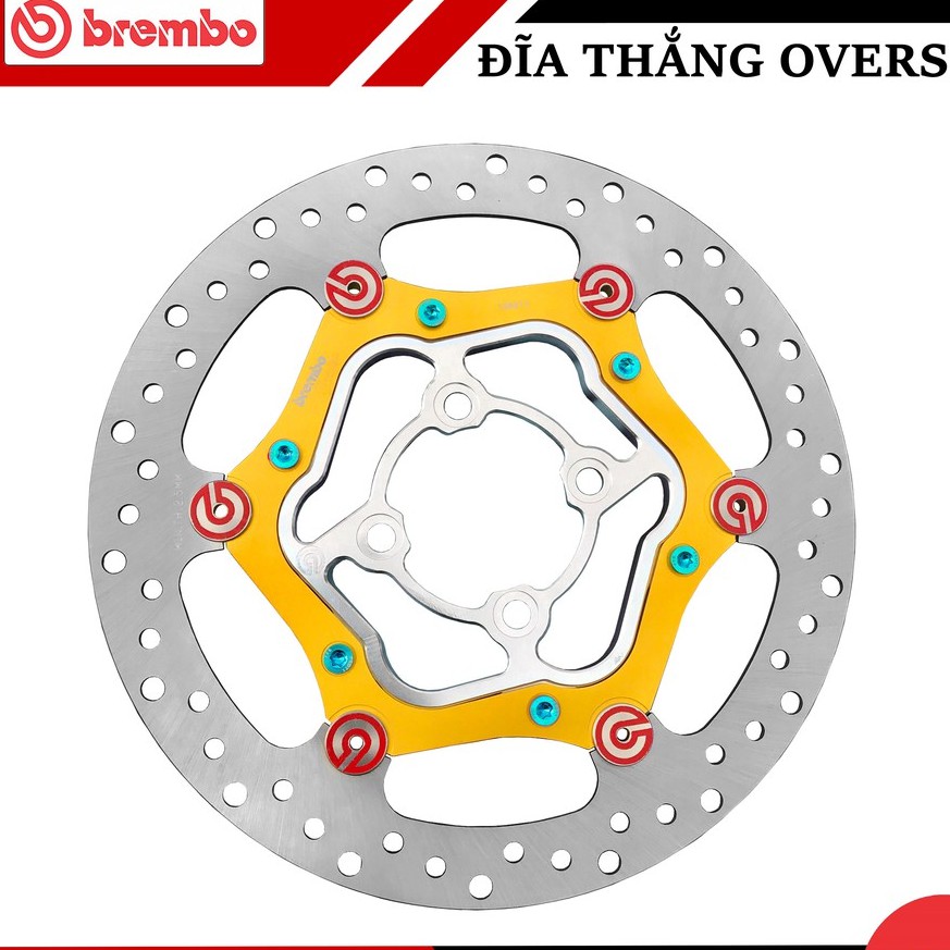 Đĩa thắng Brembo Over , Oversize 260mm kèm lòng 4 lỗ cnc mọi loại xe . DoChoiXeMay