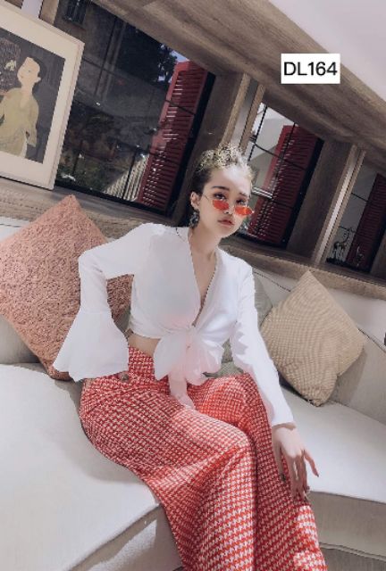 Quần zizac ống suông 2 túi