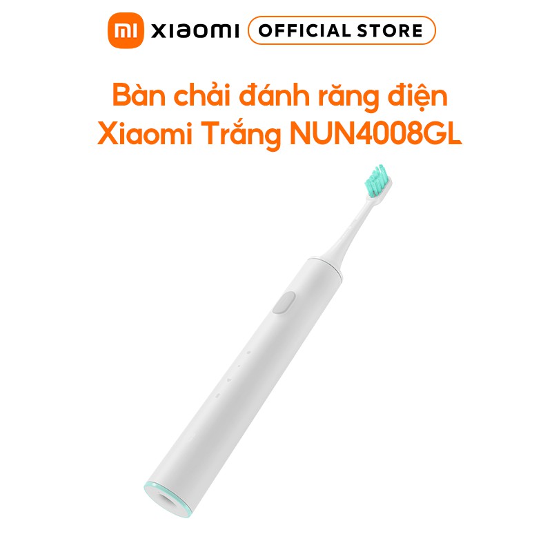 Bàn chải đánh răng điện Xiaomi Trắng NUN4008GL - Hàng chính hãng - Bảo hành 12 tháng