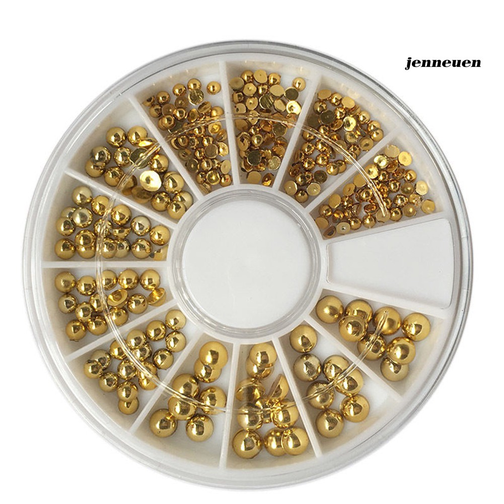 [Hàng mới về] Phụ Kiện Hạt Cườm 3D 2/3/4mm Đính Móng Tay Trang Trí Nghệ Thuật Tự Làm