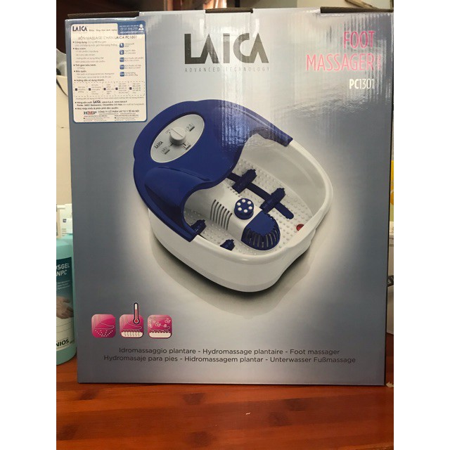 Bồn Ngâm Chân Massage Laica PC1301 Ytali