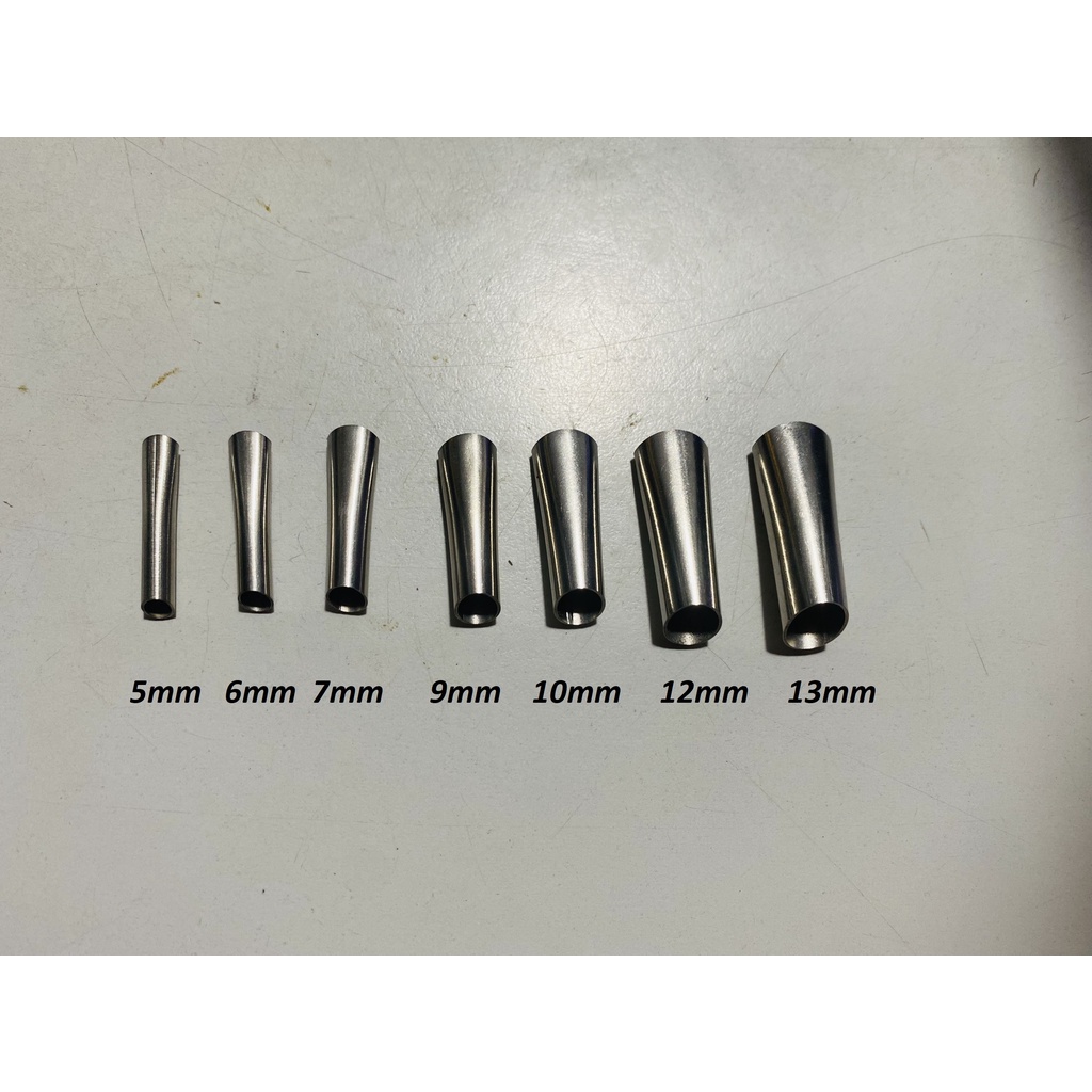 Bộ 7 Đầu Vòi Đi Bơm Keo Inox Dùng Cho Bắn Keo Silicone, Keo Xúc Xích
