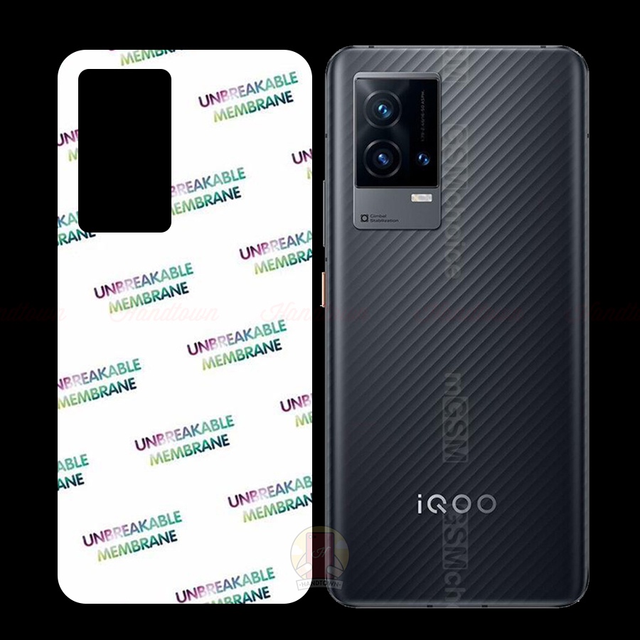 PPF Vivo Iqoo 8 8 Pro Bảo Vệ Máy Màn Hình Mặt Lưng Chống Xước Chống Vân Bụi Bẩn Va Đập Cao Cấp Handtown