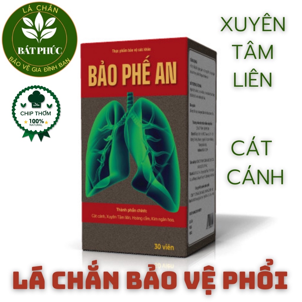 Bảo Phế An, Bổ Phế, tiêu ho long đờm, đau rát họng