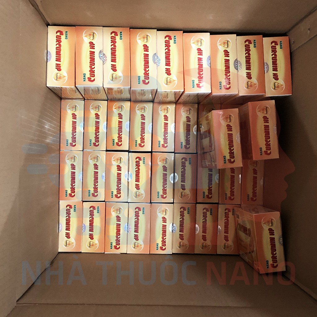 Combo 8 Hộp Nano Curcumin HP Học Viên Quân Y - Từ Nano Curcumin, Khương Hoàng, Bạch Truật, Hoài Sơn