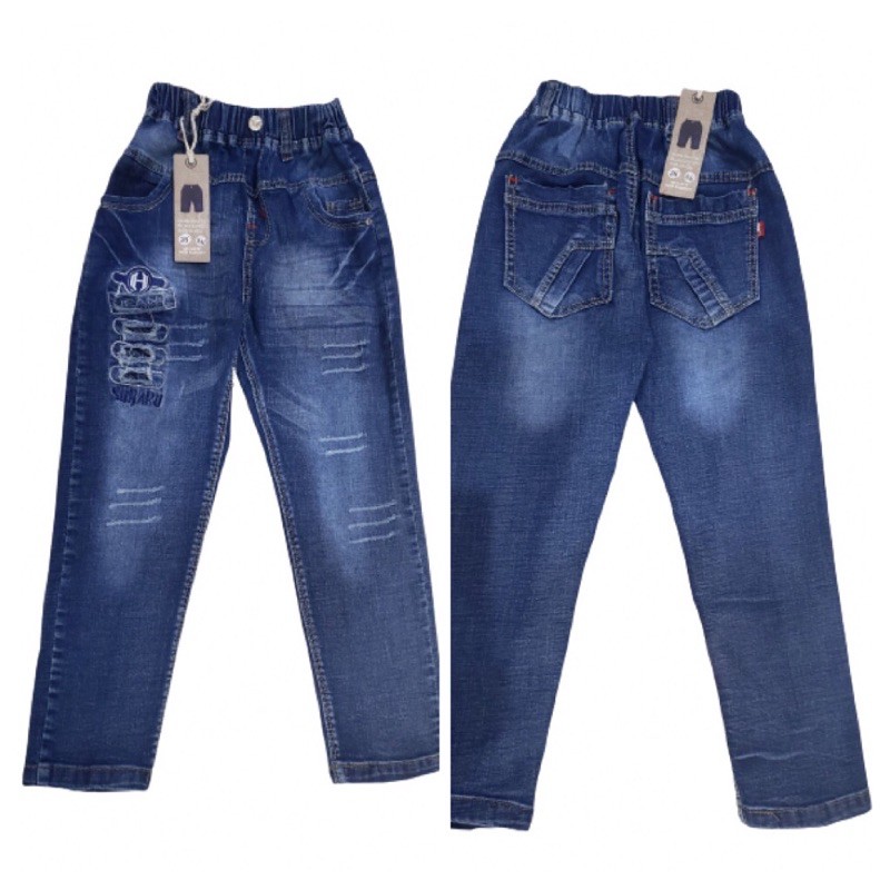 Quần Jeans Dài Rách Nhẹ 32kg-47kg